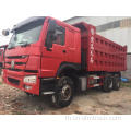 HOWO 6 × 4 Used Dump Truck รถดั้มมือสอง